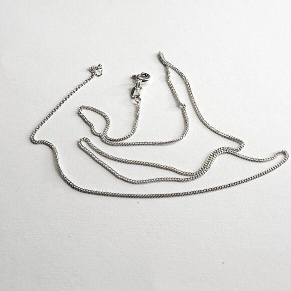 18 inch 925 Sterling Silver Italy Necklace, 925 Sterling Silver Chain - Picture 11 of 15